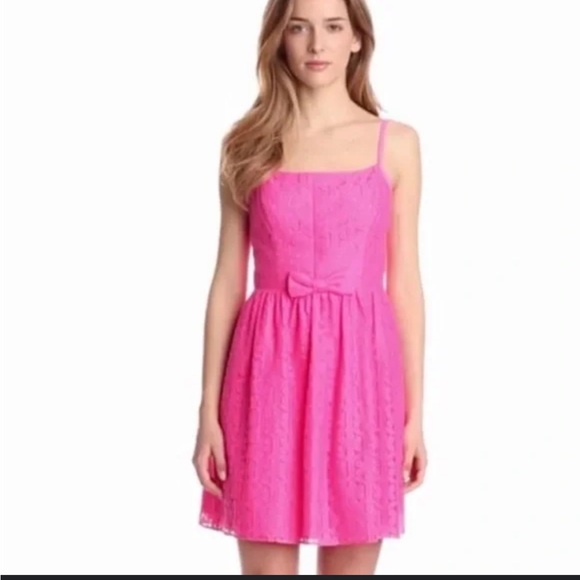 Lilly Pulitzer Dresses & Skirts - Lilly Pulitzer Barbie Pink size 00 spaghetti strap dress